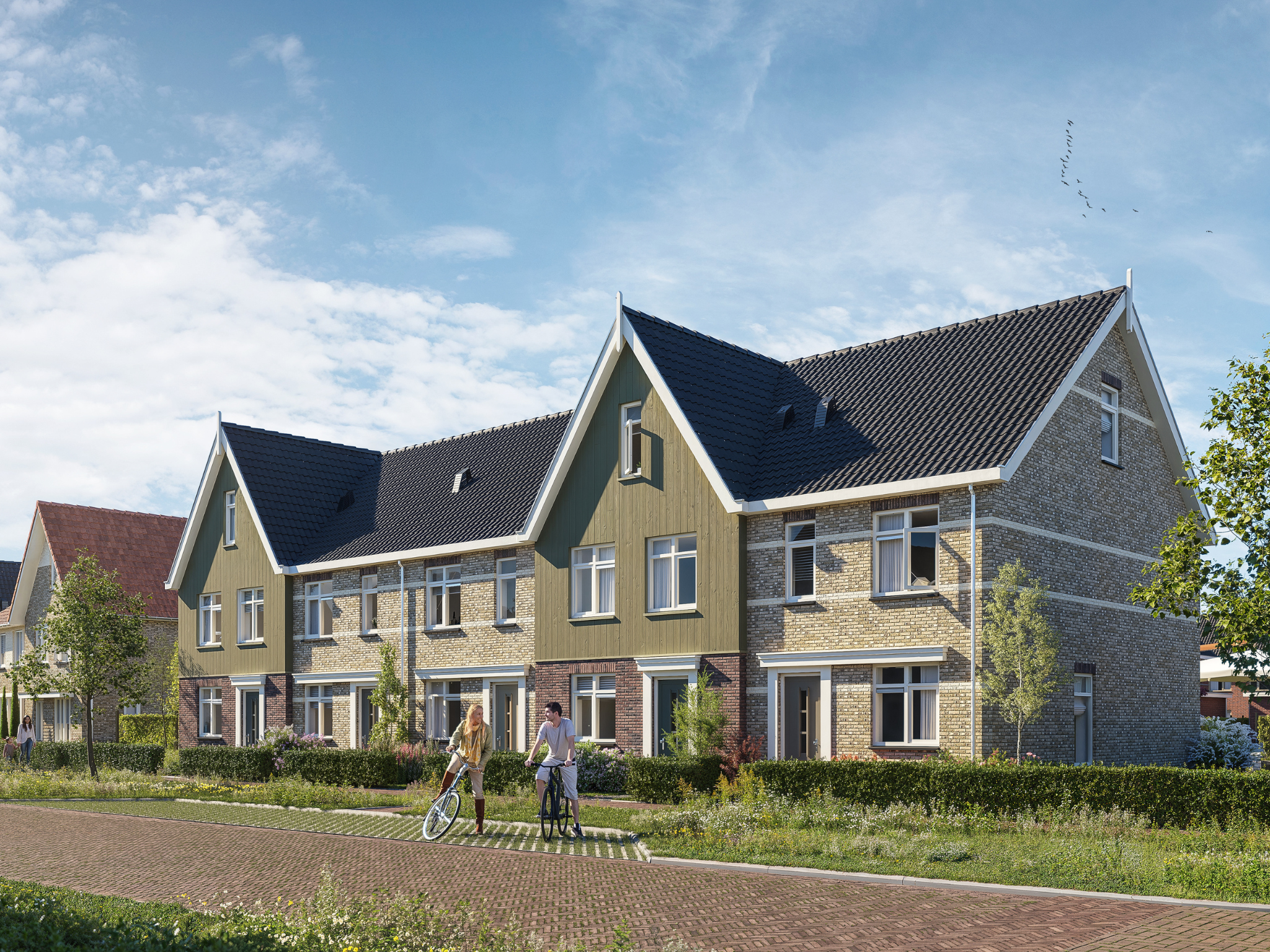 Nieuwbouw Tveldnoord Fase3 Type F Hoekwoning Tussenwoning Bnr141 145 2048X1536